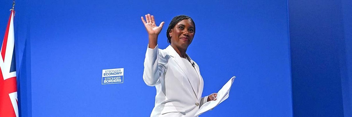 Half of Tory members say Kemi Badenoch should not lead party into next election