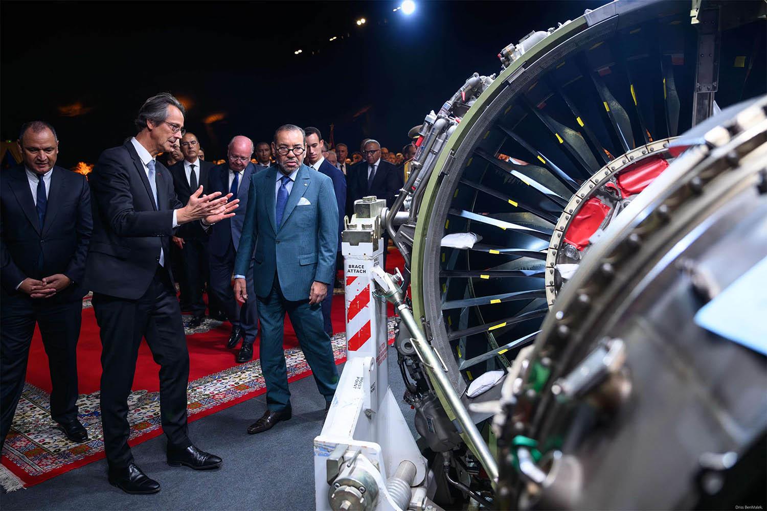 Moroccan King chairs presentation ceremony, launch of construction work of Safran Group’s ‘aircraft engines’ industrial complex