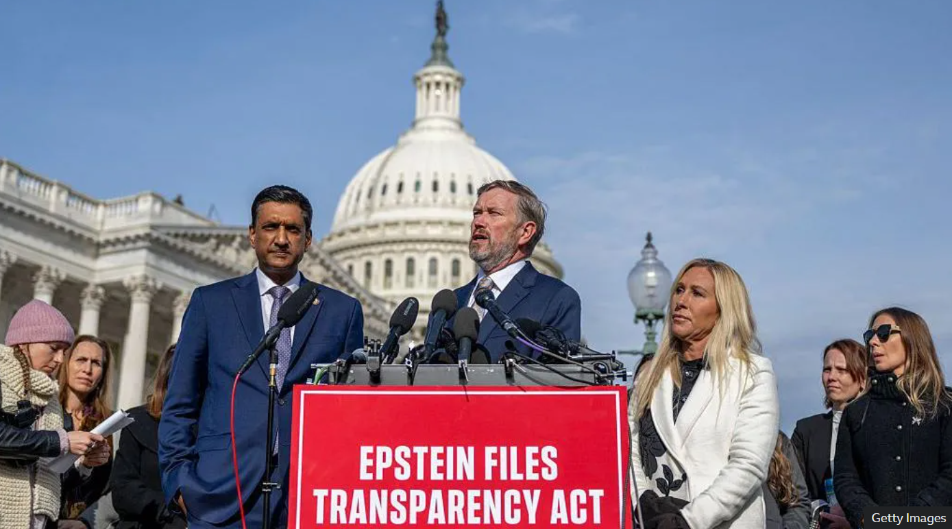 Congress approves bill to release Epstein files that will head to Trump’s desk