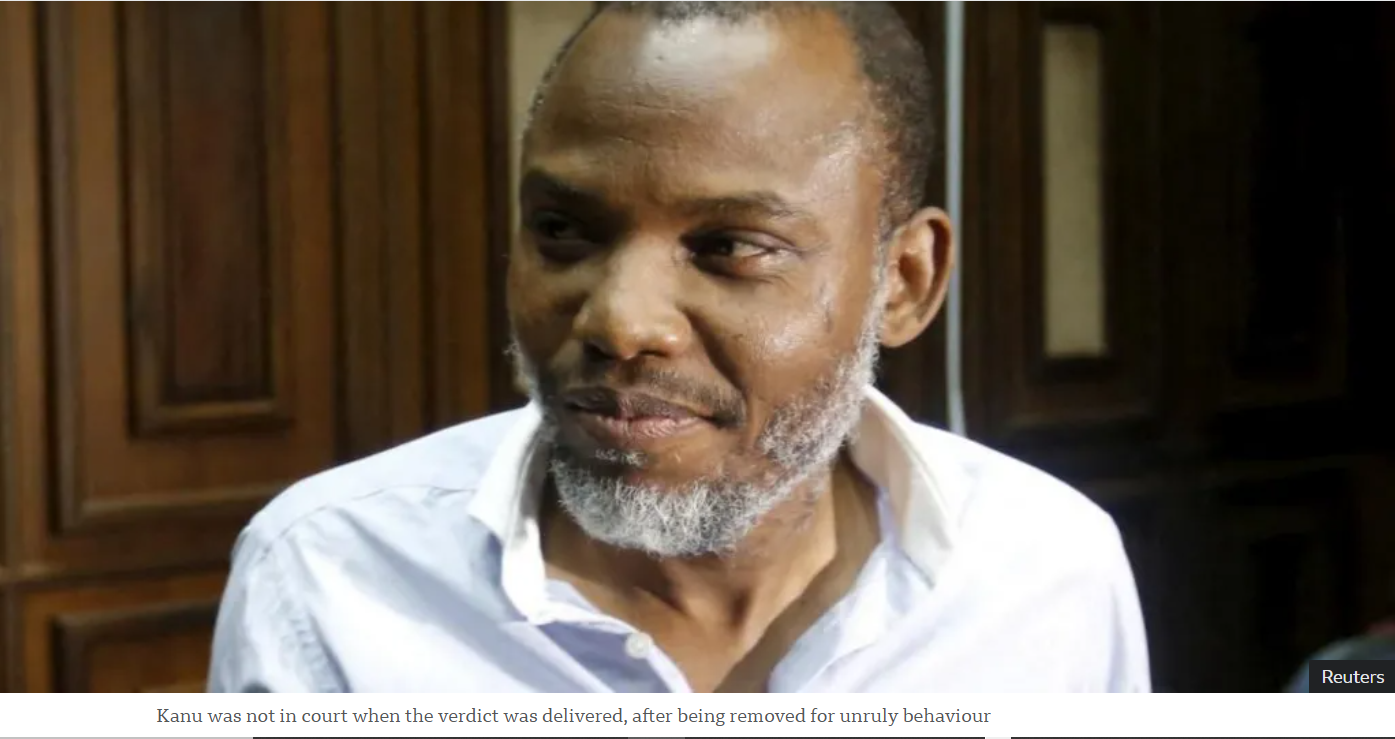 Nigerian separatist leader sentenced to life for terrorism