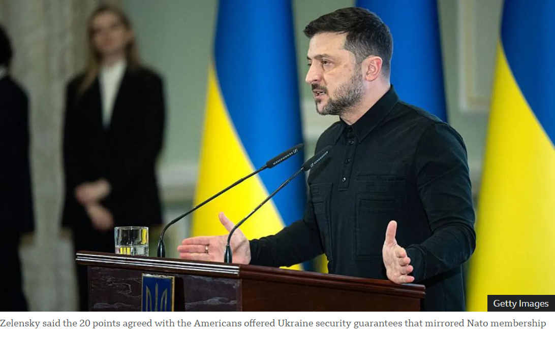 Zelensky moves towards demilitarised zones in latest peace plan for Ukraine